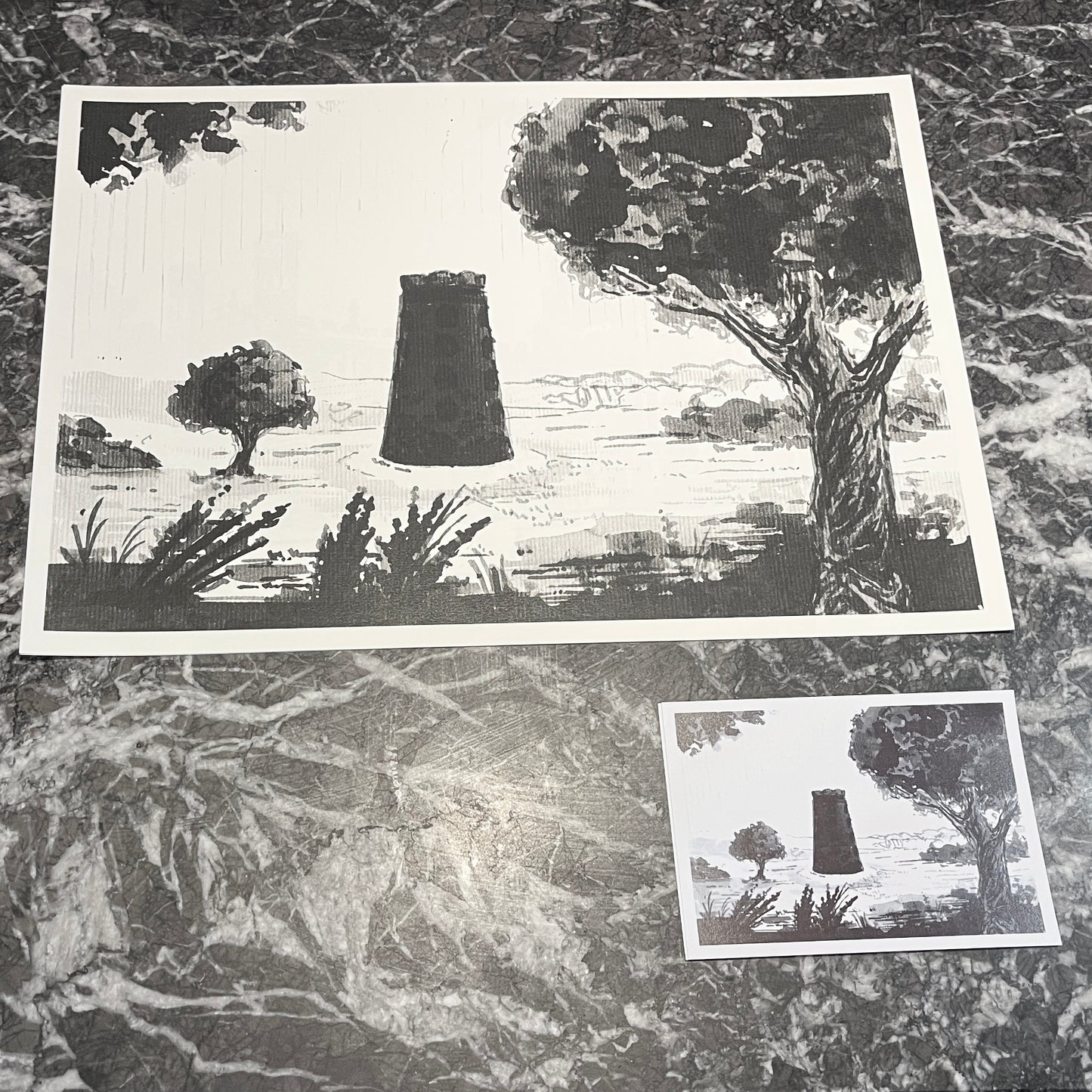 Black Mill Postcard/Prints