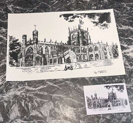 St Marys Church Postcard/Prints